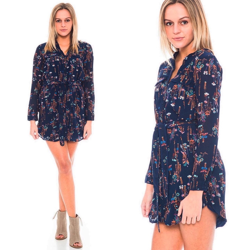 Anthropologie EVERLY Floral Dress